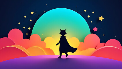 magical particle effects simple motion graphics creating dynamic background © Galeno