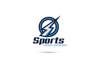 Thunder Logo, electric logo or lightning bolt logo