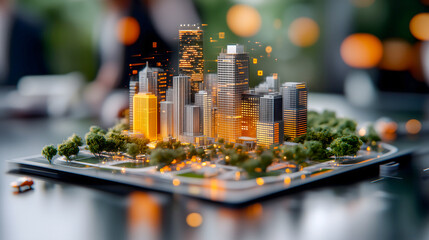 Digital Twin of a Smart City with Virtual and Real Elements
