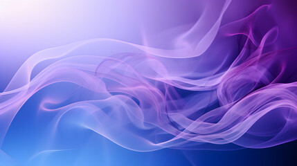 Fototapeta premium Dynamic Smoke Waves: Abstract Red and Blue Flow on Black Background