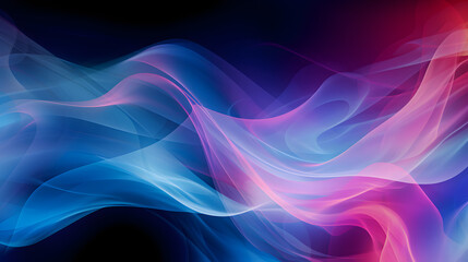 Naklejka premium Elegant Smoke Waves: Abstract Orange and Gray Flow on Black Background