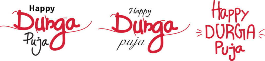 durga puja tyography.eps