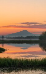 Fototapeta premium Sunset over the sea