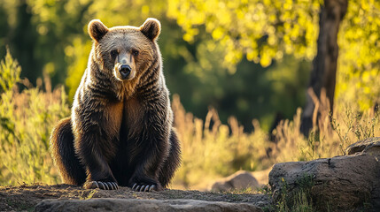 Fototapeta premium Bear, full body shot