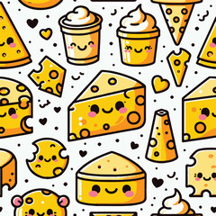 Cheese Seamless Pattern