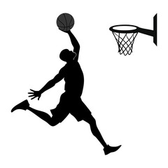 basketball hoop with ball