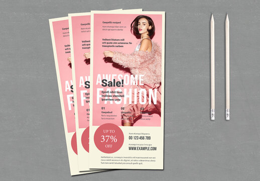 Femine Fashion DL Advertisement Flyer