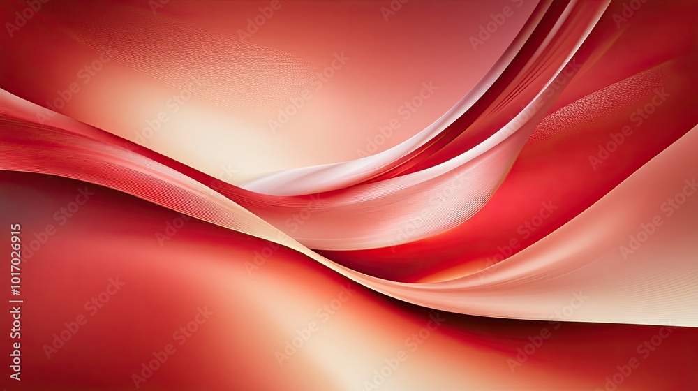 Poster a red abstract background with swirling patterns and soft gradients, creating a sense of depth and m