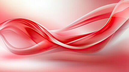 Naklejka premium An abstract red background with soft curves and lines, evoking feelings of energy and passion, perfect for creative projects.