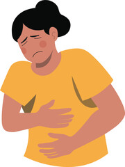 an illustration of a stomach patient