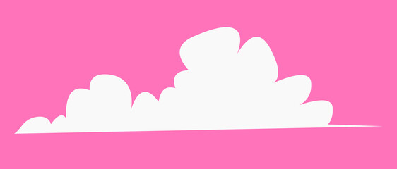 set of clouds element  for illustration decoration white sky with other variant