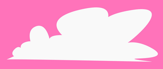 set of clouds element  for illustration decoration white sky with other variant