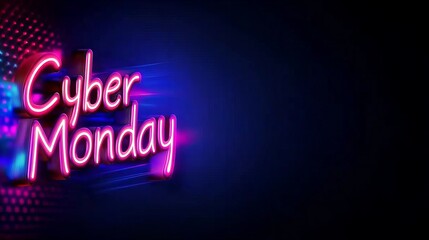 Obraz premium Cyber Monday is here! Time to save big on your favorite items.