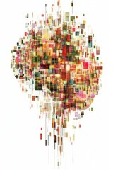 Colorful abstract representation of creativity and ideas with a vibrant design.