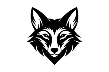 wolf head vector