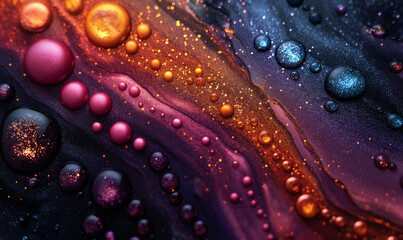 Abstract colorful background with wavy texture.