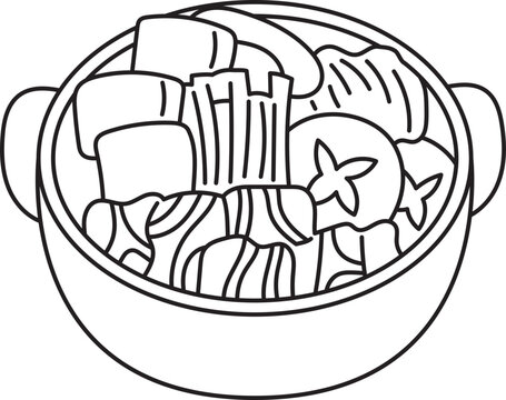 black and white food bowl clip art preview