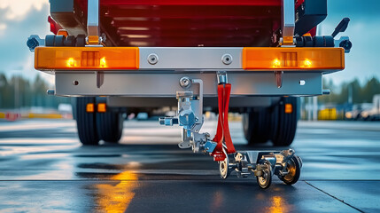 Trailer coupling device for towing a trailer by a passenger car. Cargo transportation and delivery business. Sale, rental and maintenance of trailers. Trailer driving safety concept.