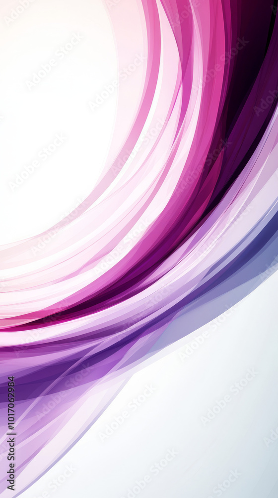 Sticker Abstract background with vibrant pink and purple swirls.