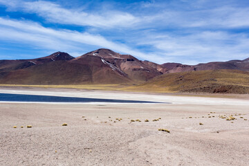 A photo of landscape at Miscanti lagoon