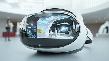 Fototapeta premium 3D Render of a Smart Home Concept with Interconnected Devices, generative ai
