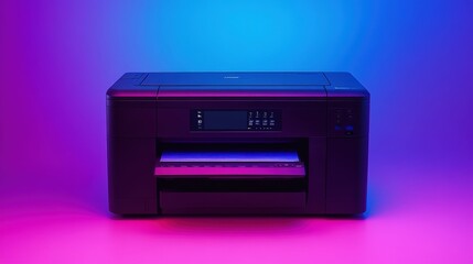 Obraz premium Innovation Unveiled: Stunning Product Photography of Printers in National Geographic Style
