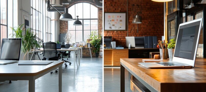 Traditional Office vs. High-Tech Workspace: Modern Technology Advantages for Productivity and Design