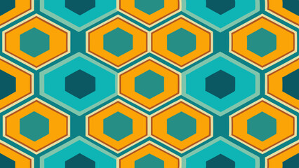 hexagonal style  Seamless pattern