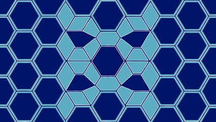 seamless hexagon pattern