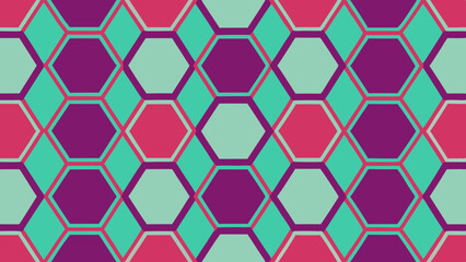 hexagonal style  Seamless pattern