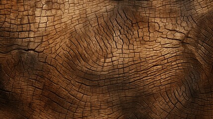 Naklejka premium The Rough Texture Of Oak Bark Reveals Natural Cracks And Grain Patterns On A Timeless Surface. 