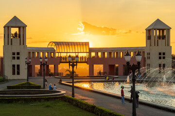Tanguá Park, Curitiba, Paraná, Brazil, April 2024 - Beautiful tourist attraction in southern...