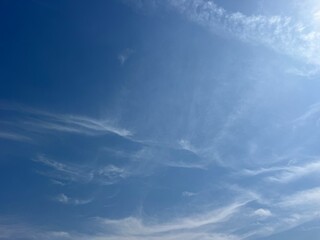 blue sky with clouds