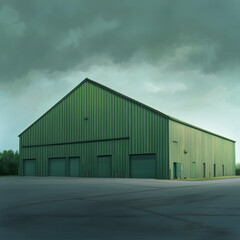 Showcasing an Agricultural Warehouse Exterior: A Photo Tour of its Capabilities