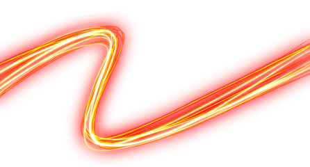Rapid Speed Light Effect isolated on transparent background