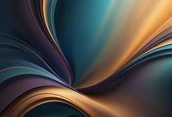 Fluid Gradient with MidnightBlue, Cyan, SaddleBrown,  Silver and  Gold Transitions