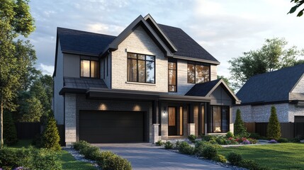 Opulent new dwellings in the making, focusing on the exterior.