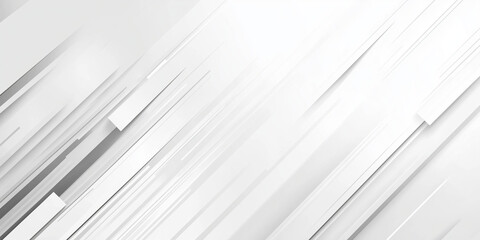 Obraz premium Abstract elegant White and gray background with diagonal lines for a modern design vector presentation template or business technology concept. AI generation.
