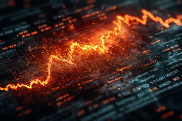 A newspaper headline about a stock market crash, symbolizing media coverage of economic crises. Concept of business.