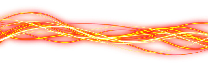 Fast Speed Light Burst on transparent background