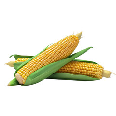 Corn on the Cob Illustration for Food Design
