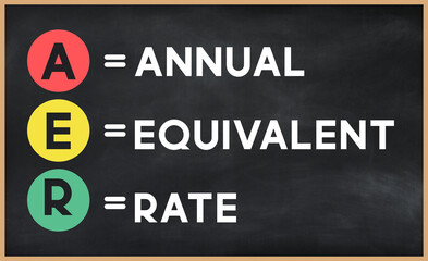 Web AER Conversion Rate Optimization - process of increasing the percentage of conversions from a website or mobile app, acronym text on blackboard