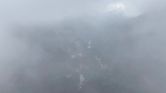 Sumela Monastery (S&uuml;mela Manastırı) Drone Video, Altındere National Park Ma&ccedil;ka, Trabzon Turkiye (Turkey)	