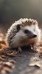 Naklejka premium Hedgehog vertical