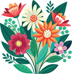 flower vector png image. 