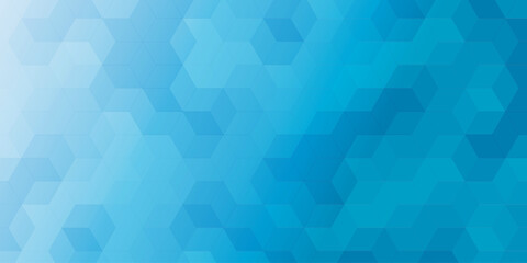 Abstract geometry hexagon light blue texture background pattern. Cold ice, frozen water, winter holidays. Vector illustration.