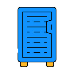 food dehydrator line icon vector. food dehydrator sign. isolated symbol illustration