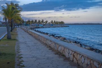 Obraz premium Waterfront promenade in Caibarien - Cuba