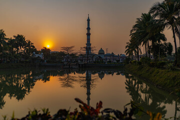 Beautyfull mosque in bangladesh south asia