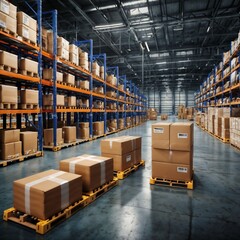  Concepto futuro de cadena de suministro y negocio logístico